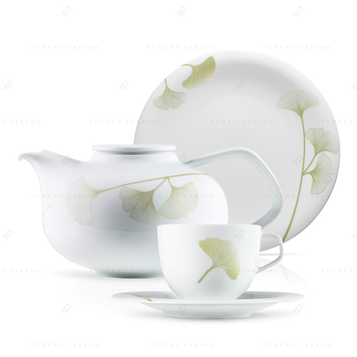 Чайный сервиз на 6 персон коллекции Fluen Luminea бренда Fürstenberg