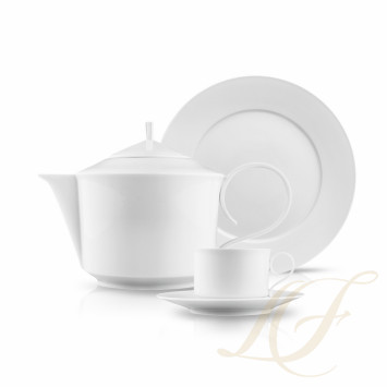 Чайный сервиз на 6 персон, 21 предмет бренда Fürstenberg