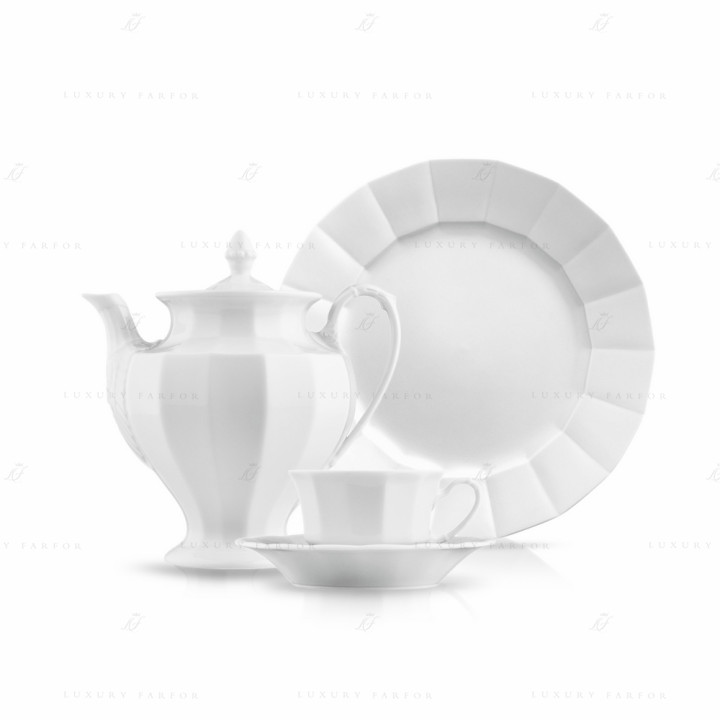 Столовый сервиз на 6 персон, 22 предмета коллекции Grecque бренда Fürstenberg