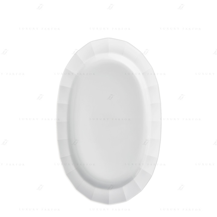 Блюдо овальное 33,5см коллекции Grecque Satiniert бренда Fürstenberg