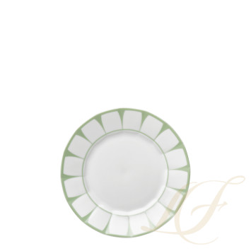 Тарелка десертная 15см коллекции Grecque Vert Menthe бренда Fürstenberg