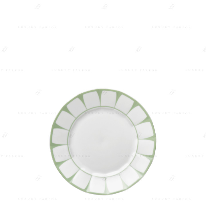 Тарелка десертная 15см коллекции Grecque Vert Menthe бренда Fürstenberg