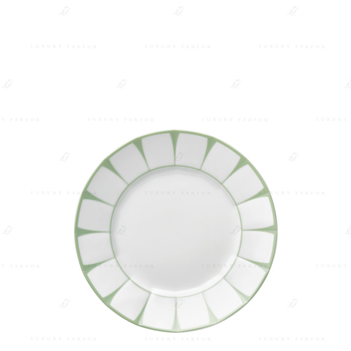 Тарелка закусочная 19см коллекции Grecque Vert Menthe бренда Fürstenberg
