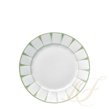 Тарелка главная 24см коллекции Grecque Vert Menthe бренда Fürstenberg
