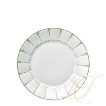 Тарелка главная 27см коллекции Grecque Vert Menthe бренда Fürstenberg