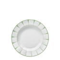 Тарелка суповая 22см коллекции Grecque Vert Menthe бренда Fürstenberg