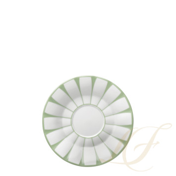 Блюдце для чашки кофейной 14,5см коллекции Grecque Vert Menthe бренда Fürstenberg