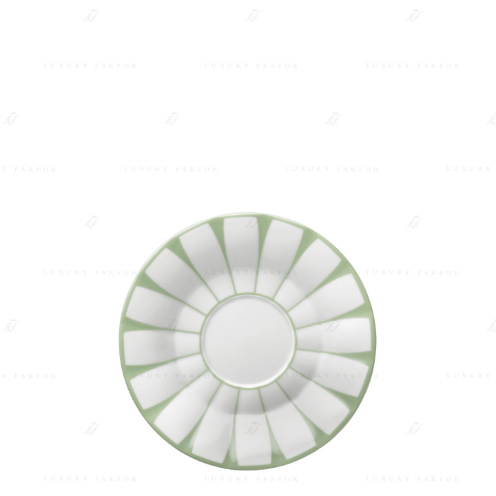 Блюдце для чашки кофейной 14,5см коллекции Grecque Vert Menthe бренда Fürstenberg