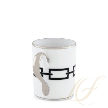 Кружка 0,37л коллекции Catene Nero бренда Richard Ginori