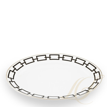 Блюдо овальное 34см коллекции Catene Nero бренда Richard Ginori