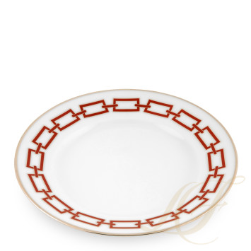 Тарелка закусочная 22см коллекции Catene Scarlatto бренда Richard Ginori