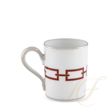 Кружка 0,37л коллекции Catene Scarlatto бренда Richard Ginori