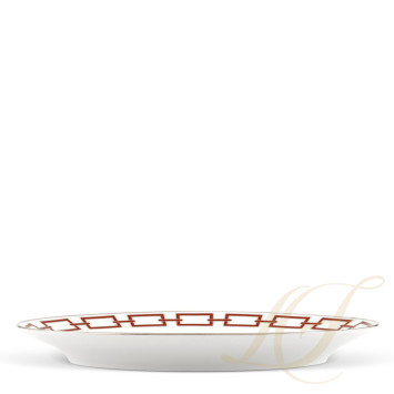 Блюдо овальное 34см коллекции Catene Scarlatto бренда Richard Ginori