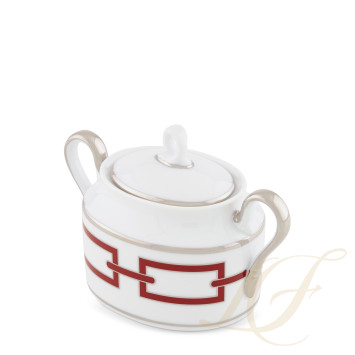 Сахарница 8см коллекции Catene Scarlatto бренда Richard Ginori