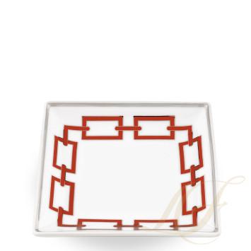 Чаша квадратная 13,5см коллекции Catene Scarlatto бренда Richard Ginori