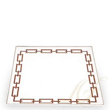 Чаша квадратная 30,9см коллекции Catene Scarlatto бренда Richard Ginori