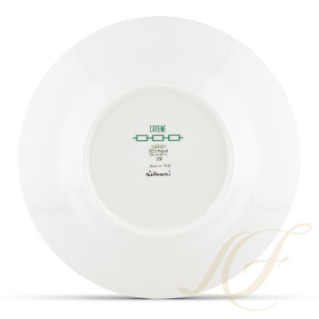 Тарелка суповая 24,5см коллекции Catene Smeraldo бренда Richard Ginori