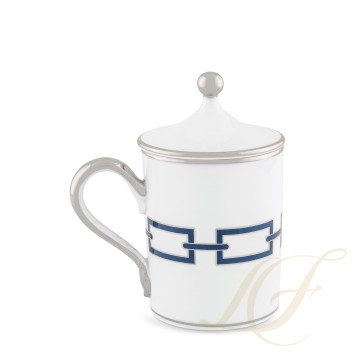 Кружка с крышкой 0,37л коллекции Catene Zaffiro бренда Richard Ginori