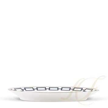 Блюдо овальное 34см коллекции Catene Zaffiro бренда Richard Ginori