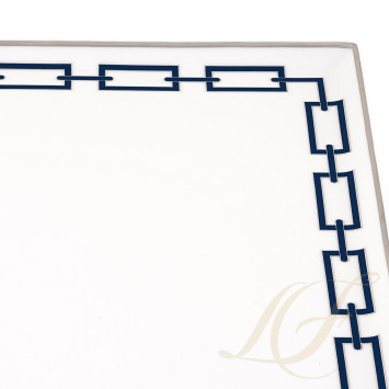 Чаша квадратная 30,9см коллекции Catene Zaffiro бренда Richard Ginori