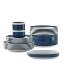 Столовый сервиз на 6 персон, 25 предметов коллекции Colonna Blue Limited Re-edition бренда Richard Ginori