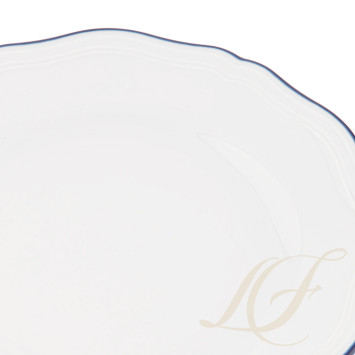 Тарелка десертная 17см коллекции Corona Blue Cobalto бренда Richard Ginori