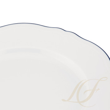 Тарелка главная 26,5см коллекции Corona Blue Cobalto бренда Richard Ginori