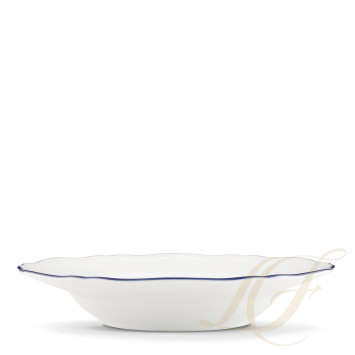 Тарелка суповая 24см коллекции Corona Blue Cobalto бренда Richard Ginori