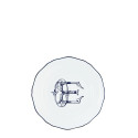 Тарелка десертная 17см коллекции Corona Monogram Blue Cobalto бренда Richard Ginori