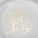 Тарелка подстановочная 31см коллекции Corona Monogram Oro Brillante бренда Richard Ginori
