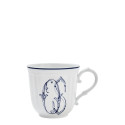 Кружка 0,4л коллекции Corona Monogram Blue Cobalto бренда Richard Ginori