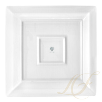 Чаша квадратная 24,5см коллекции Corona Monogram Platino бренда Richard Ginori