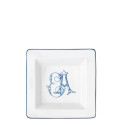 Чаша квадратная 18см коллекции Corona Monogram Blue Cobalto бренда Richard Ginori