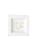 Чаша квадратная 18см коллекции Corona Monogram Oro Brillante бренда Richard Ginori