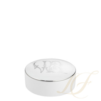 Шкатулка 13,2см коллекции Corona Monogram Platino бренда Richard Ginori