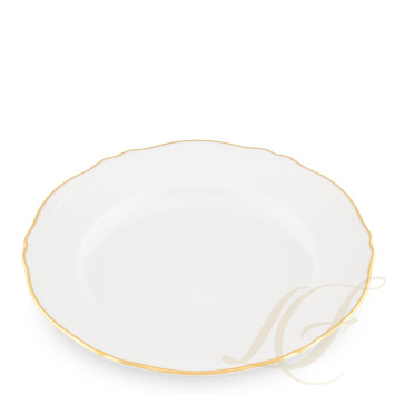Тарелка закусочная 21см коллекции Corona Oro Brillante бренда Richard Ginori