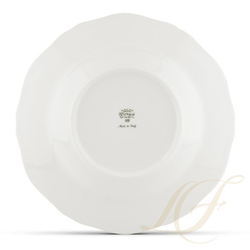 Тарелка суповая 24см коллекции Corona Oro Brillante бренда Richard Ginori