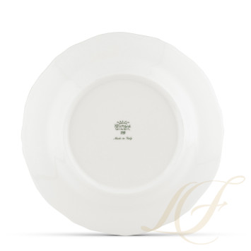 Тарелка закусочная 21см коллекции Corona Platino бренда Richard Ginori