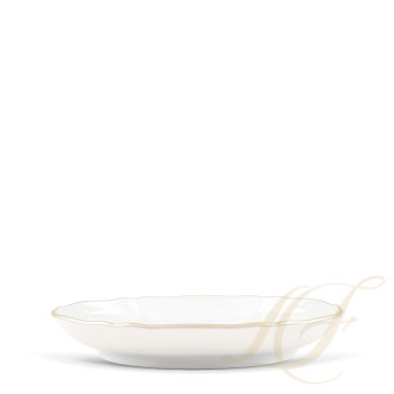 Блюдце для чашки кофейной 13,5см коллекции Corona Platino бренда Richard Ginori