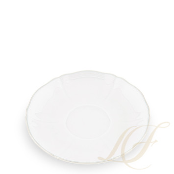 Блюдце для чашки чайной 15см коллекции Corona Platino бренда Richard Ginori