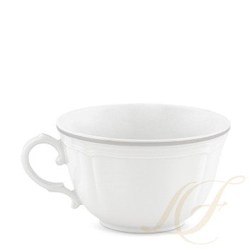 Чашка чайная 0,22л коллекции Corona Platino бренда Richard Ginori