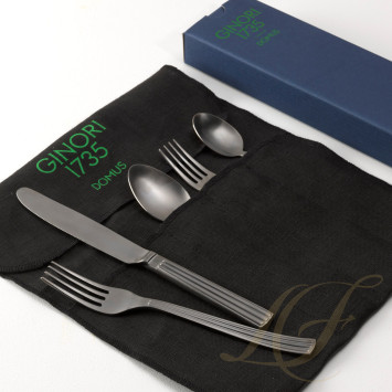 Набор столовых приборов из 5 предметов коллекции Diana Black 