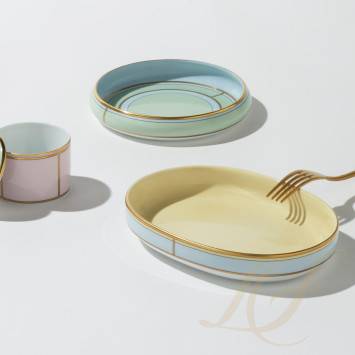 Блюдо для гарнира 21,6см коллекции Diva Celeste бренда Richard Ginori