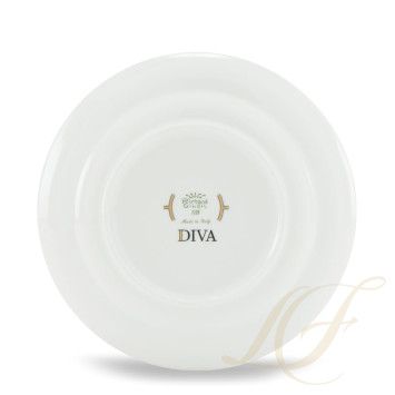 Тарелка закусочная 20см коллекции Diva Rosa бренда Richard Ginori