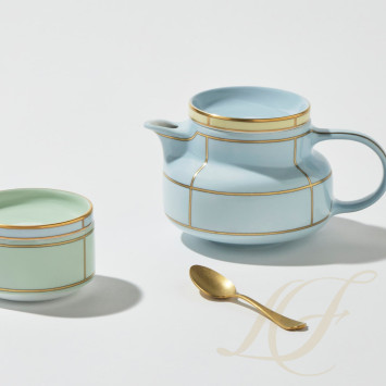 Сахарница 10см коллекции Diva Verde бренда Richard Ginori