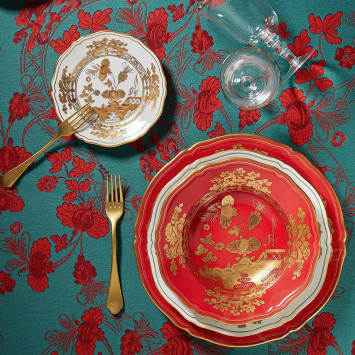 Набор столовых приборов на 6 персон, 24 предмета коллекции Flora Gold 