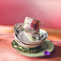 Чашка чайная с блюдцем 0,22л, 2шт. коллекции Florenza 