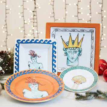 Чаша квадратная 24,5см коллекции Il Viaggio Di Nettuno 