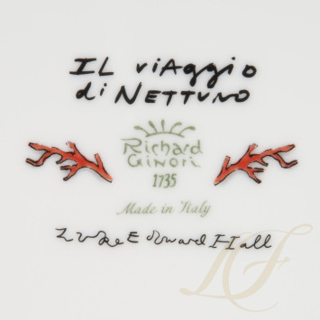Чашка чайная с блюдцем 0,22л, 2шт. коллекции Il Viaggio Di Nettuno 