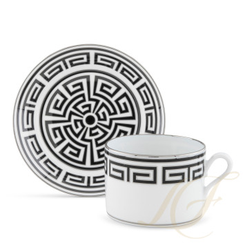 Чашка чайная 0,22л коллекции Labirinto Nero бренда Richard Ginori